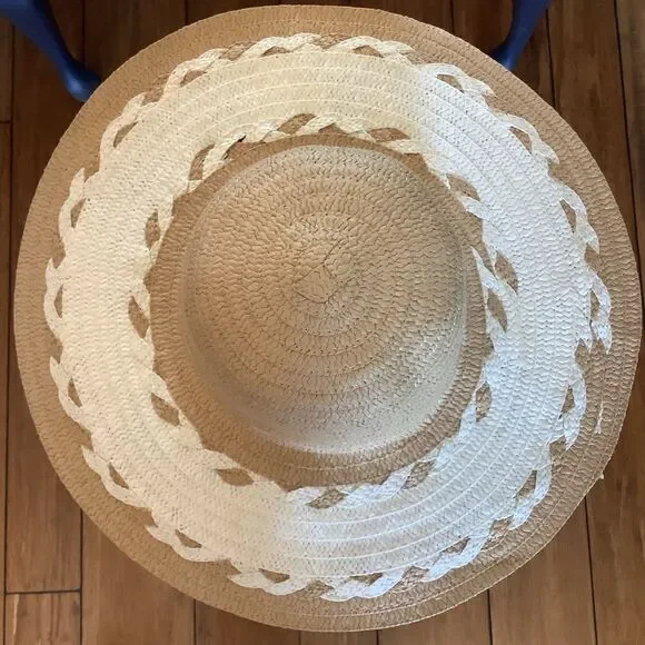 ‎Straw WideBrim Hat  🌺🌷❤️ - Picture 2 of 5